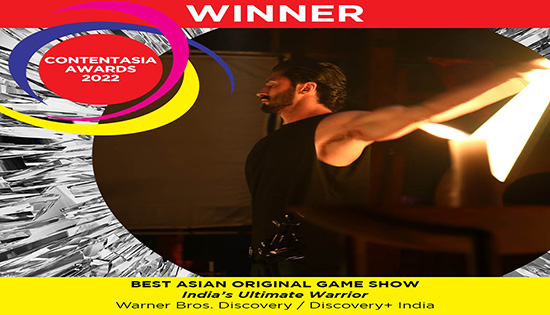 India's Ultimate Warrior Winner Content Asia Awards